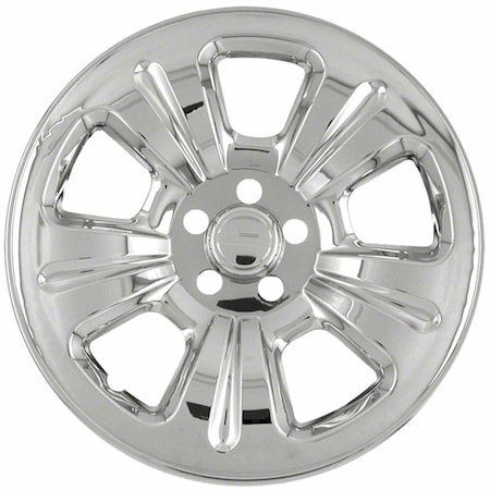 Coast2Coast 16", 5 Dimpled Spoke, Chrome Plated, Plastic, Set Of 4, Compatible With Steel Wheels IWCIMP52X